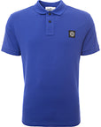 Stone Island Mens Polo Shirt In Blue