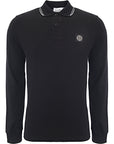 Stone Island Mens Polo Shirt In Black
