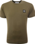 Stone Island Mens Short Sleeve T-Shirt In Green