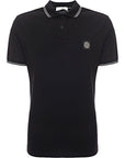Stone Island Mens Polo Shirt In Black