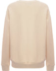 Gucci Womens Oversized Embellished Printed Cotton Terry Sweatshirt In Neutrals