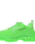 Balenciaga Mens Triple S Shoes In Green