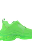 Balenciaga Mens Triple S Shoes In Green