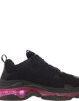 Balenciaga Mens Triple S Shoes In Black