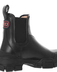 Gucci Womens Leon Leather Chelsea Boots In Black