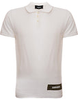 Dsquared2 Mens Polo Shirt In White
