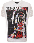 Dsquared2 Mens Short Sleeve T-Shirt In White
