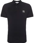 Stone Island Mens Polo Shirt In Black