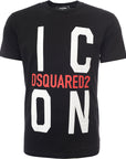 Dsquared2 Mens Short Sleeve T-Shirt In Black