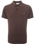 Stone Island Mens Polo Shirt In Brown