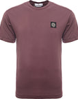 Stone Island Mens Short Sleeve T-Shirt In Purple