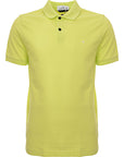 Stone Island Mens Short Sleeve Polo In Yellow