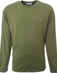 Stone Island Mens Long Sleeve T-Shirts In Green