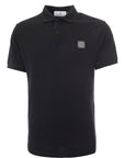 Stone Island Mens Polo Shirt In Black