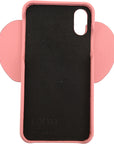 Loewe Womens Elephant Phone Cover X/Xs Grained Leather Elephant Shape Head With Crossbody Strap IPhone Case