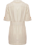 Gucci Womens Organic Cotton Twill Dress In White