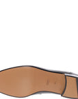 Gucci Womens Horsebit Detailed Leather Loafers In Black