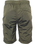 Stone Island Mens Fleece Bermuda Shorts In Green