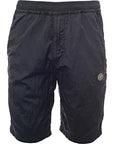 Stone Island Mens Fleece Bermuda Shorts In Blue