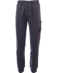 Stone Island Mens Fleece Pants In Blue