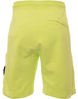 Stone Island Mens Fleece Bermuda Shorts In Yellow