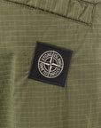 Stone Island Mens Fleece Bermuda Shorts In Green