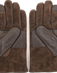 Dents Mens C/O - Hairsheep Suede Leather Touchscreen Gloves in Brown
