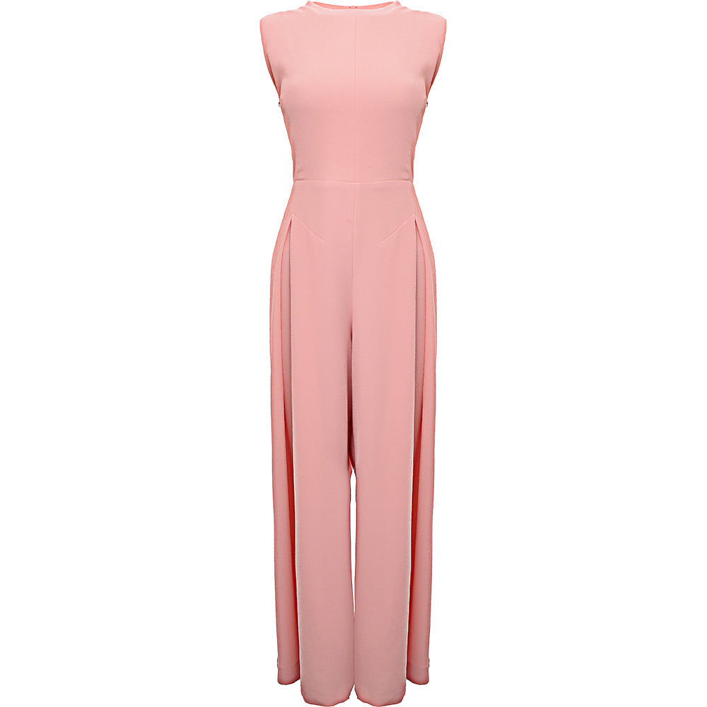 Emilia Wickstead Womens Kyla Double Crepe Backless Tie Back Jumpsuit i –  Sale Lab UK