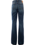Diesel Womens Ebbey Low Rise Flared Jean In Blue