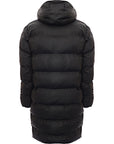 Rains Womens Core Alta Long Puffer Jacket in Black
