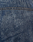 Womens Diesel Devoure Distressed Denim 5 Pckt Jeans In Blue