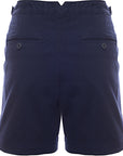 Mens Orlebar Brown C/O - Bulldog Cotton Twill Stretch Flat Front Short In Blue