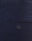 Mens Orlebar Brown C/O - Bulldog Cotton Twill Stretch Flat Front Short In Blue
