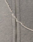 Erl Mens Swirl Zipped Hoody in Grey