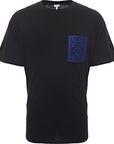 Loewe Mens Relaxed Fit Anagram Short Sleeve T Shirt in Black