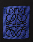 Loewe Mens Relaxed Fit Anagram Short Sleeve T Shirt in Black