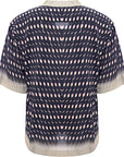 Dries Van Noten Mens Cassi Viscose Short Sleeve Boxy Shirt in Multicoloured