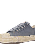 Miharayasuhiro Mens Peterson 23 Low/ Original Sole Canvas Garment Dye Low-Top Sneaker in Blue