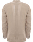 Mens Oliver Spencer Mansfield Single Breasted Suit Jacket In Beige