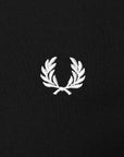 Fred Perry Mens Black Ringer T-Shirt
