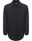 Stone Island Mens Mid-Length Jacket In Black