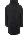 Stone Island Mens Long Jacket In Black