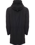 Stone Island Mens Long Jacket In Black