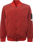 Stone Island Mens Lightweight Jackets In Red