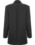 & Other Stories Womens Dark Grey Oversized Blazer