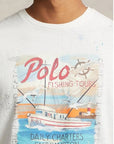 Polo Ralph Lauren Men's White Vintage Fishing Tours T-Shirt