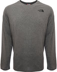 The North Face Mens Red Box Long Sleeve T-Shirt In Grey