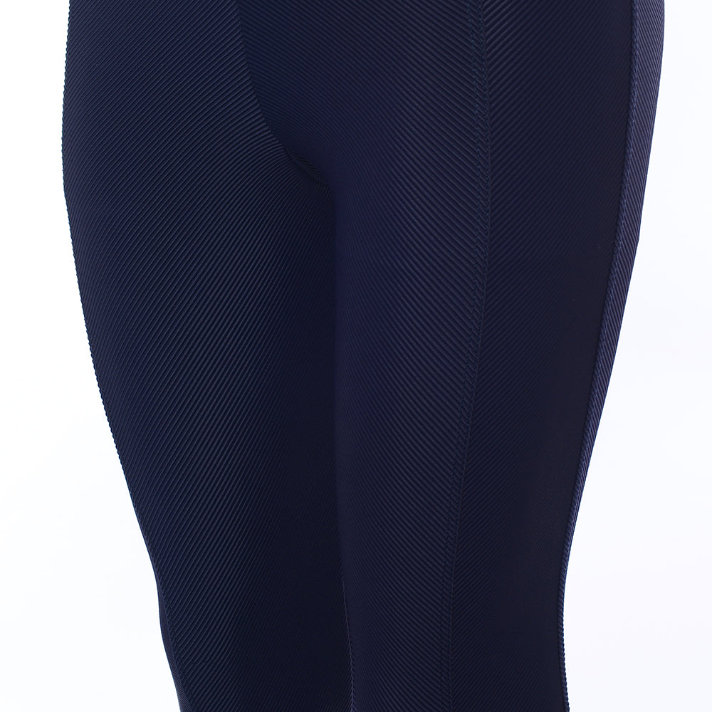 Onzie Women s Navy High Waisted Ribbed Leggings