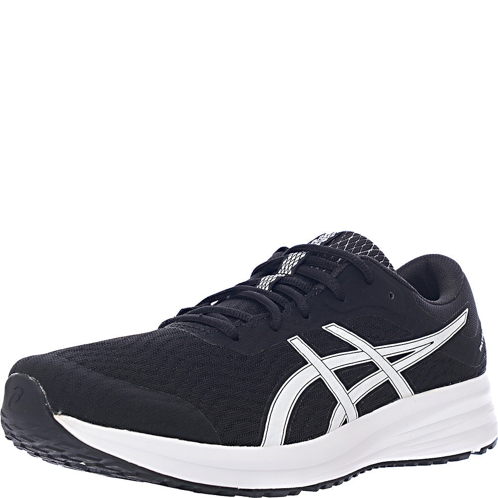 Asics Mens Black and White Running Patriot 12 Trainers