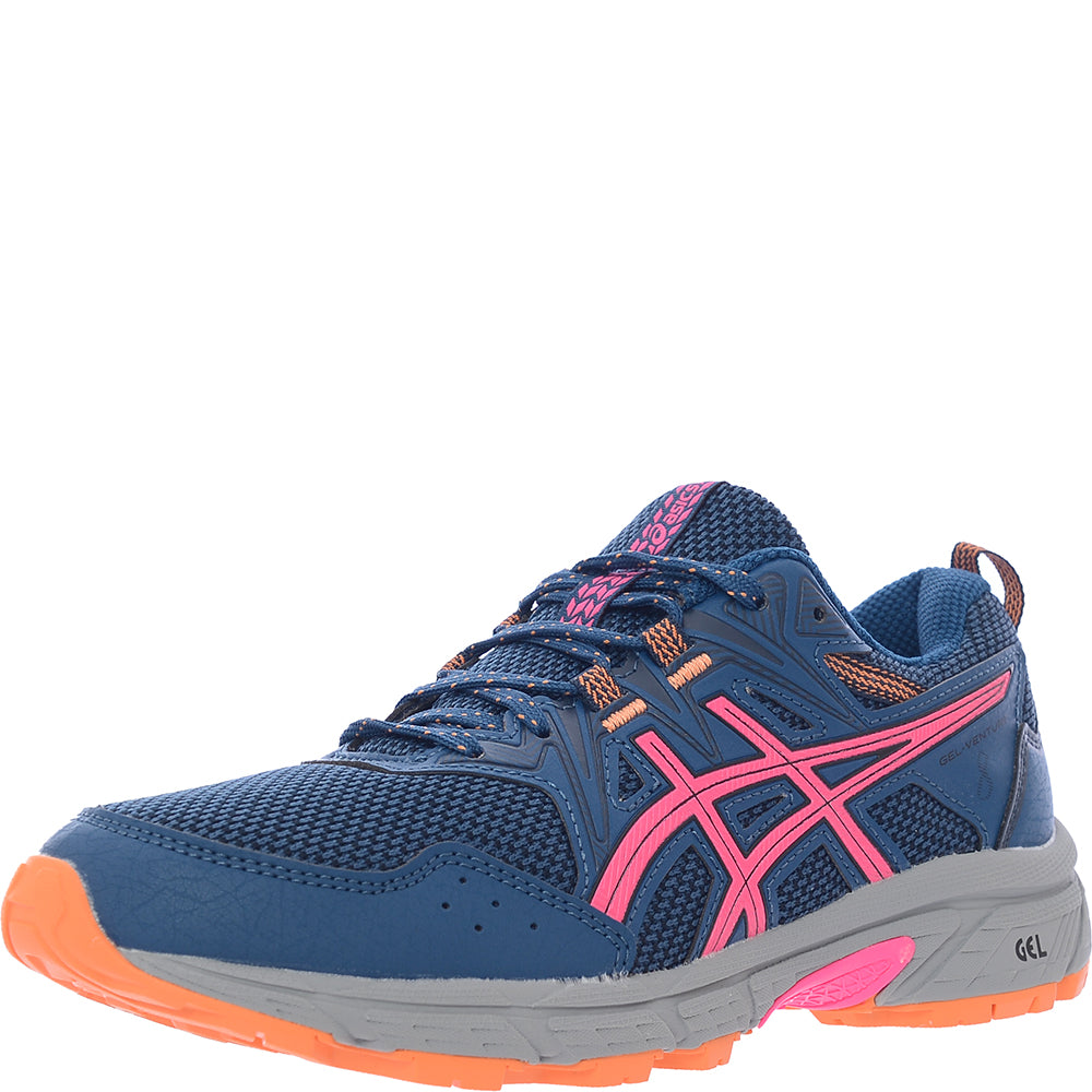 Asics Men s Blue And Pink Gel Venture 8 Trainers